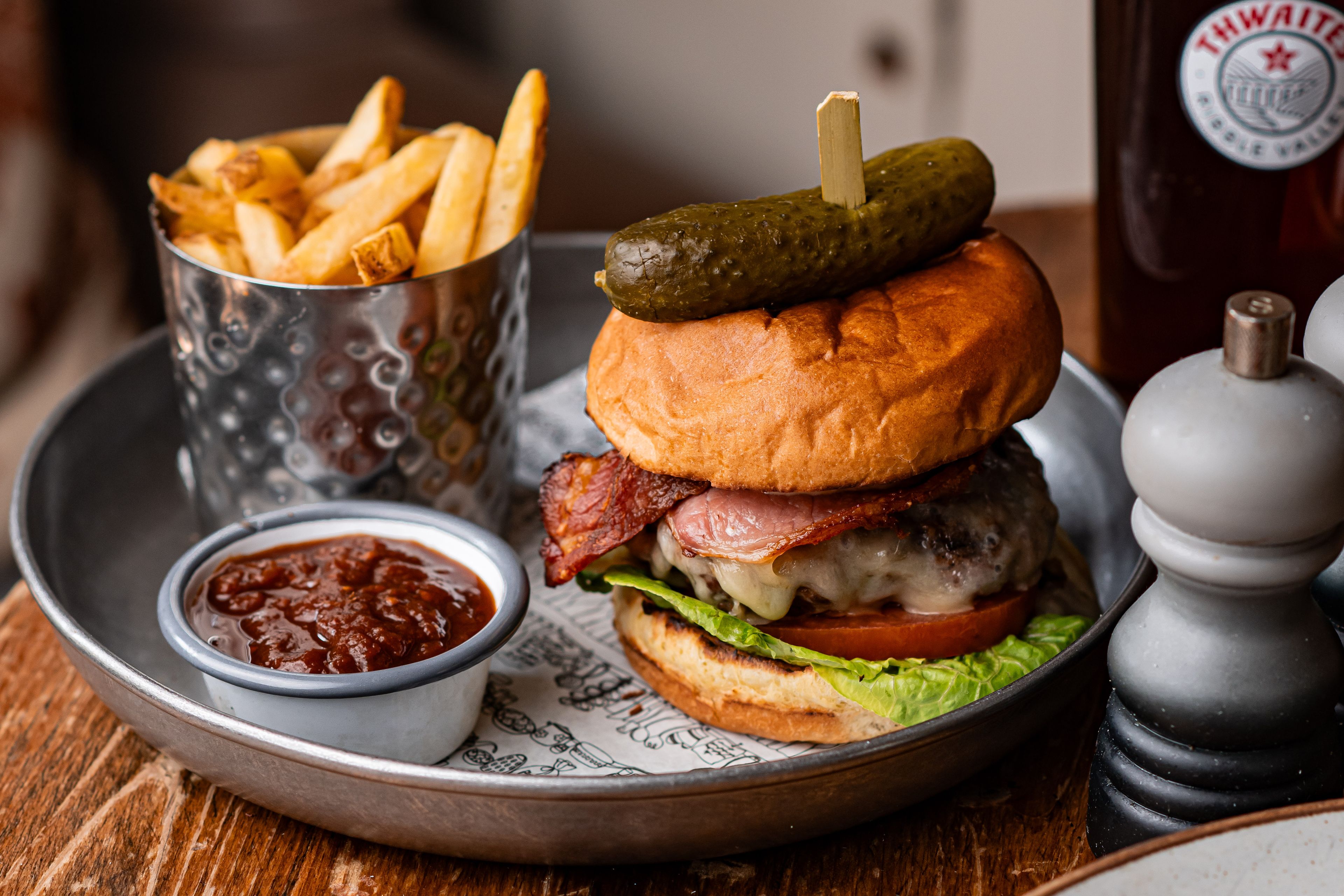 Beef Burger Bulls Head