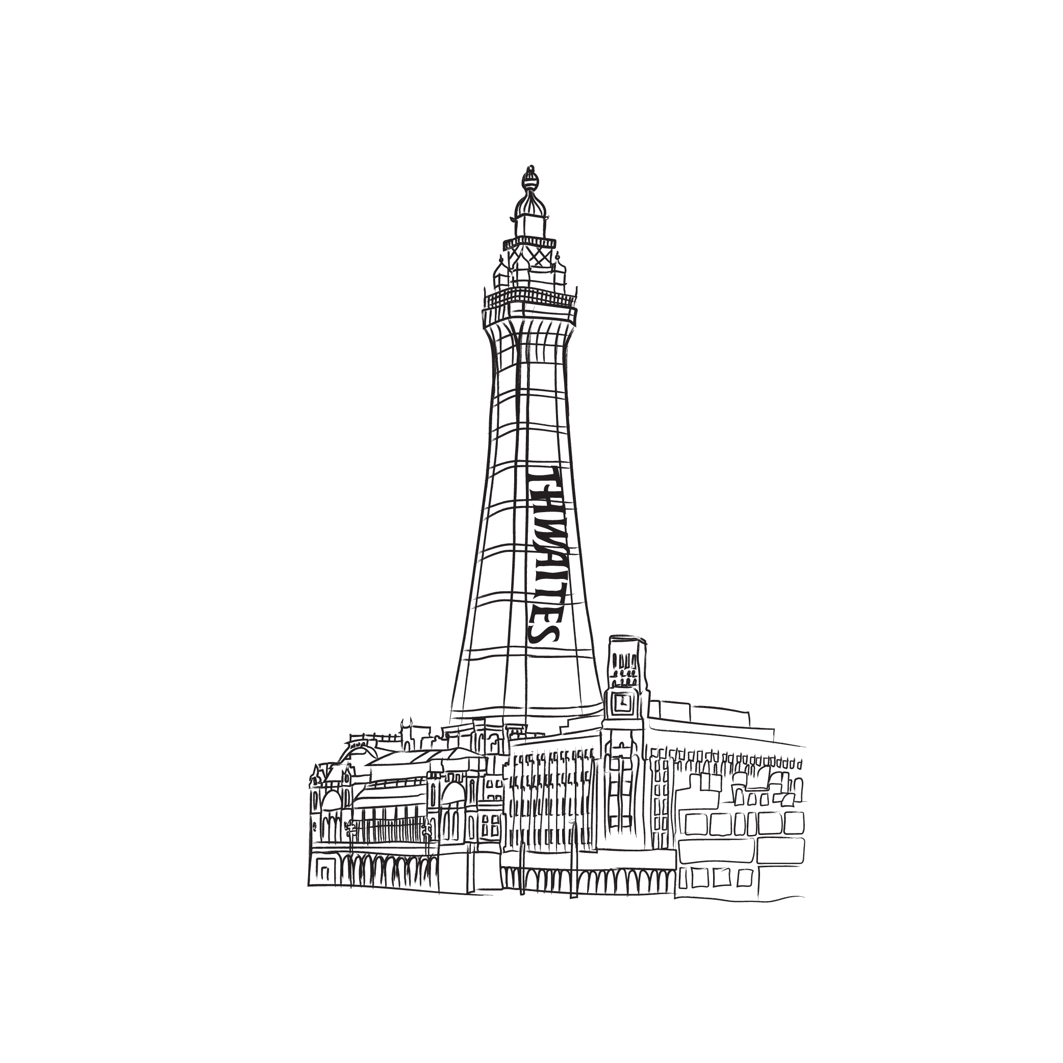 Blackpool Tower Illustration