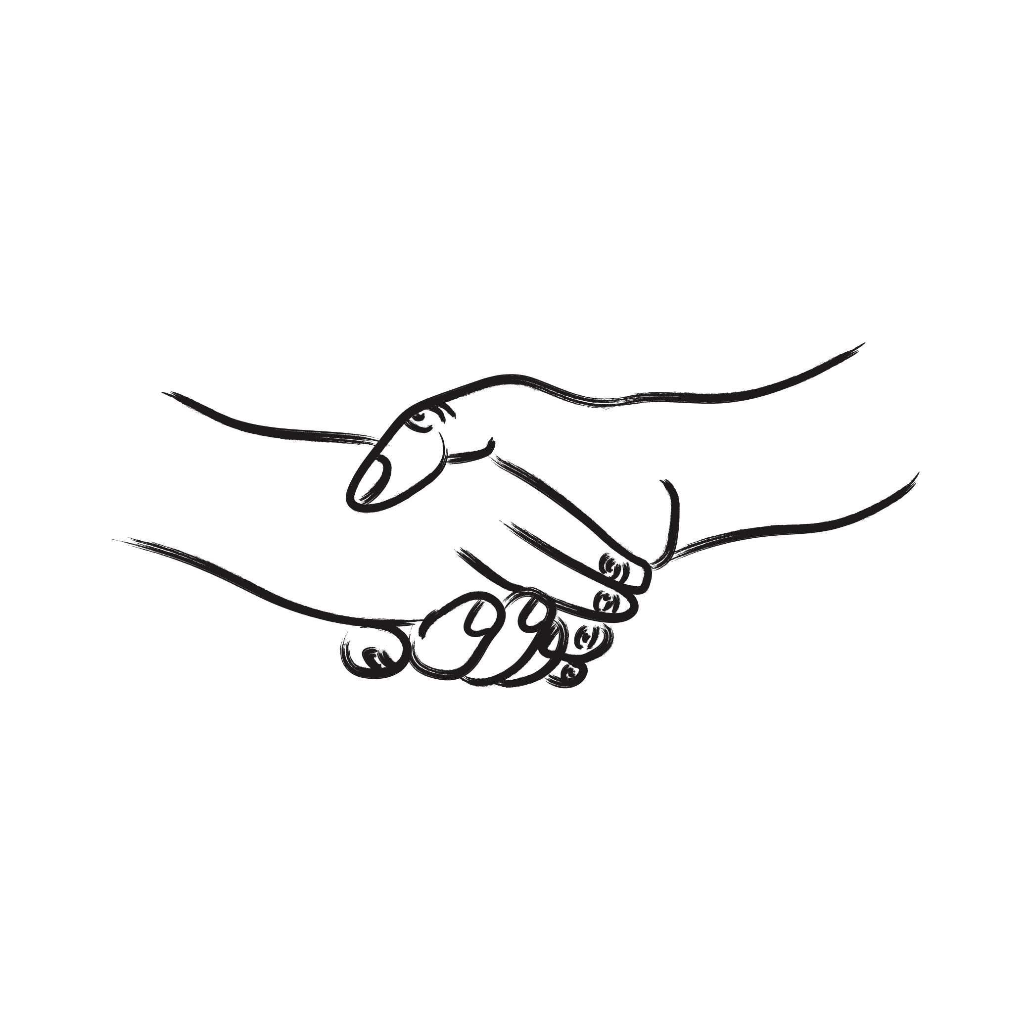 Illustration of handshake