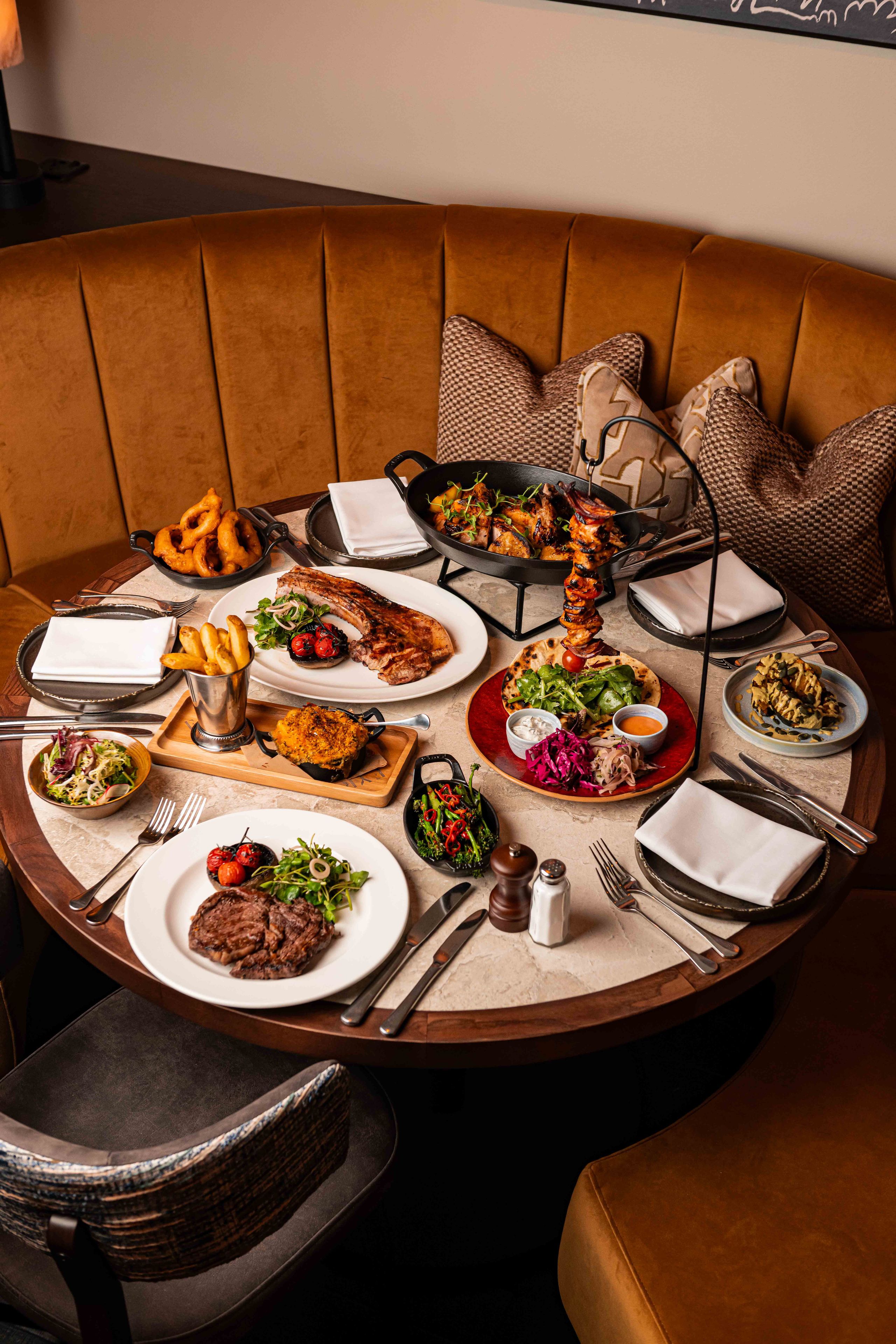 FYR's food is cooked directly over open flames, which enhances the flavour profiles of the ingredients